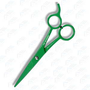 Ciseaux à poignée en plastique rouge en acier inoxydable de qualité supérieure Ciseaux de coiffeur à lame unique Instruments de beauté professionnels - Product Image 2