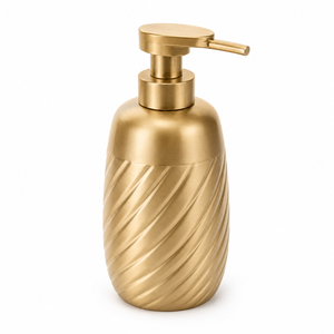 Hammered Gold <b>Soap</b> Dispenser Brass Pump <b>Hand</b> Liquid <b>Soap</b> Bottle <b>Refillable</b> Stainless Steel Lotion Container For Luxury Hotel Use - Product Image 2