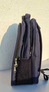 Mochila de oficina multifuncional de nailon para hombre con compartimentos de cierre de cremallera para ordenador portátil y otros elementos esenciales - Product Image 3