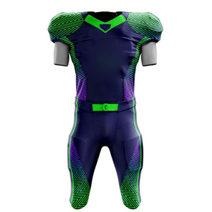 Custom Sublimation American Football Uniform Sets Professional Breathable Team Football Jersey and <b>Pants</b> with Integrated <b>Padding</b> - Product Image 1