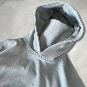 Sweat à capuche pour homme en coton 100% de haute qualité, coupe oversize, effet délavé, séchage rapide, idéal pour l'hiver - Product Image 2
