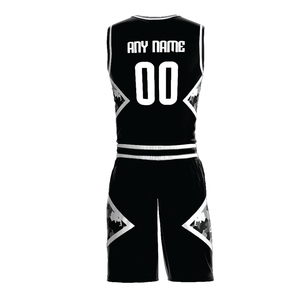 Uniformes de Baloncesto Personalizados al por Mayor, Camiseta y Pantalones Cortos de Secado Rápido, Sublimados - Product Image 5