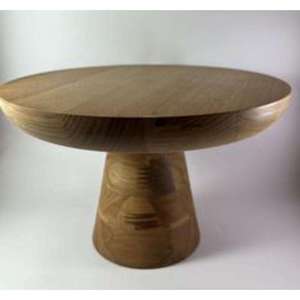 Nuevo Diseño Ecológico: Soporte Decorativo de Madera para Tartas con Cúpula de Cristal y Tabla de Cortar Artesanal Superior - Product Image 5