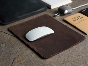 Designer Leather <b>Mouse</b> <b>Pad</b> Desk Mat Non Slip Office Gaming Mousepad Smooth Durable Stylish <b>Pad</b> LMP-0018 - Product Image 2