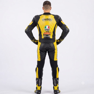 Combinaison de course Zonda Premium pour homme, 1 pièce, en cuir de vache véritable/cuir de kangourou, style MotoCP, combinaison de course sur circuit, niveau de protection 2 - Product Image 2