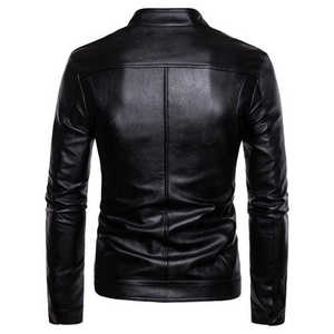 Genuine Leather 2026 Plus Sizes <b>Men</b> Fashion Wear Leather <b>Jacket</b> Out Door Motor <b>Cycle</b> Sports <b>Jacket</b> for <b>Men</b> - Product Image 5