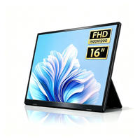 Nouveau lancement N3 Moniteur portable ultra-fin IPS 16 pouces 1200P LCD, extension d'écran double pour ordinateur portable, sans pilote requis, Plug-and-Play