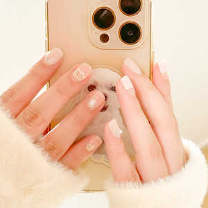 สติ๊กเกอร์ติดเล็บเจลกึ่งสำเร็จรูปคุณภาพระดับซาลอนเกาหลี 100% สำหรับทำเล็บมือ วีแกน ปราศจากการทดลองกับสัตว์ ปลอดสารพิษ ขายส่ง 28 ชิ้น - Product Image 3
