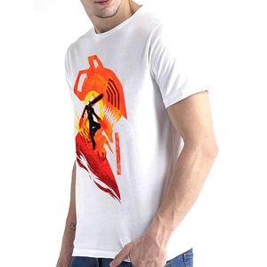 เสื้อยืดสตรีทแวร์พิมพ์ลายผู้ชาย ไซส์พลัส สั่งทำได้ สไตล์วินเทจ ทรงโอเวอร์ไซส์ ผ้าผสมโพลีเอสเตอร์และคอตตอน ไม่เป็นขุย คุณภาพสูง - Product Image 4