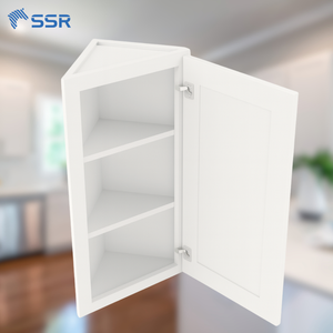 Modern White RTA Wall End Angle Cabinet WEA1230 - WEA1242 Ready to Assemble Kitchen Cabinets Vietnam Factory Wholesale - Product Image 1