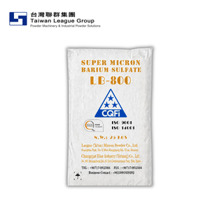 Revêtement de peinture en poudre blanche 800 mesh, sulfate de baryum ultrafin en plastique - Product Image 1