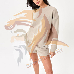 Vente directe d'usine, sweat-shirt surdimensionné pour femmes, léger, respirant, logo personnalisé, sweat-shirts surdimensionnés pour femmes - Product Image 6