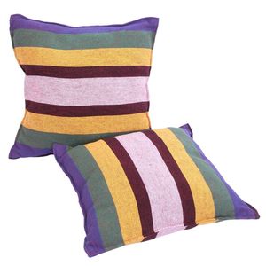 Sedia Sospesa in Tela di Cotone con Cuscini Arcobaleno - Product Image 4