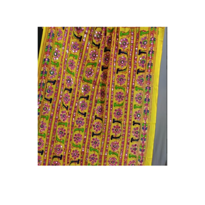 Ropa Tribal, Bufandas Dupatta Bordadas a Mano con Diseño Phulkari, Todos los Colores Disponibles, Proveedor de Exportación - Product Image 6