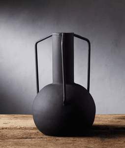 Elegante florero decorativo para el hogar, florero con estilo, decoración contemporánea para mesa, adorno metálico decorativo, florero para decoración de interiores - Product Image 1