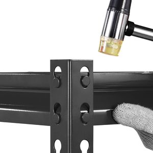 Scaffali di Stoccaggio a 5 Ripiani per Carichi Pesanti da 1360 kg, 61 cm di Profondità x 122 cm di Larghezza x 183 cm di Altezza, Scaffalatura Industriale in Metallo Regolabile per Garage - Product Image 5