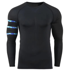 New OEM Design <b>Compression</b> Breathable Quick Dry MMA Rash Guard Custom Design Sportswear for Online Sale at Low Price - Product Image 4