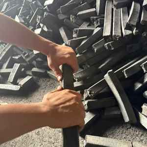 Carbón vegetal en briquetas cuadradas AVC A para Hookah Lounge, calorífico hasta 7800 Kcal, embalaje estándar, caja de 15 kg, alto poder calorífico - Product Image 3