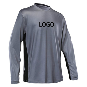 Chemises de bain pour hommes, Rash Guard UPF 50+, protection UV, séchage rapide, respirantes, écologiques, en Spandex/Polyester, pour la pêche et la plage, T-shirt OEM - Product Image 3