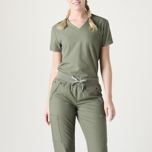 Women's Medical <b>Scrub</b> Uniform Sets Jersey Safety Wear Outdoor Use Medical <b>Scrubs</b> Suits for Hospital - Product Image 3