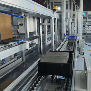 EV Battery Line Stainless Steel <b>Conveyor</b> Solution for High Efficiency Cell Manufacturing Tab Welding Automation Processes - Product Image 1