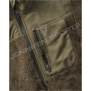 Vestes de chasse d'hiver pour la montagne, vêtements de pêche imperméables, veste de chasse en micro polaire 100% ultra-épaisse, manteau de chasse en polaire - Product Image 3