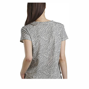 Ensemble deux pièces pour femmes, t-shirt et short d'été en tissu coton, ensemble de shorts pour femmes - Product Image 4