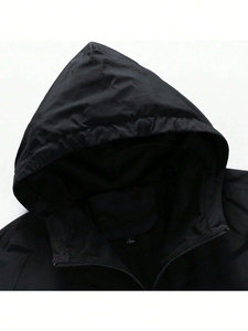 Veste coupe-vent personnalisée pour homme, veste coupe-vent légère imperméable décontractée pour l'extérieur, OEM ODM - Product Image 4