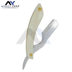 High Quality Barber Swing Lock Straight Edge <b>Razor</b> <b>for</b> <b>Men</b> Stainless Steel Single Blade Shaving Tool with Custom Color Plastic - Product Image 5