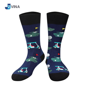 Calcetines de Tobillo Verdes Personalizados para Hombre, Me Preferiría Estar Jugando Golf, Calcetines Deportivos Transpirables de Algodón Hechos en Vietnam - Product Image 6