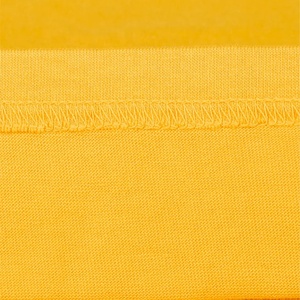 Camiseta Personalizada OEM para Hombre, Color Amarillo Sólido, Cuello Redondo, Manga Corta, Informal, de Algodón - Product Image 5