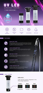 เครื่องกรองน้ำไฟฟ้ามาตรฐานยุโรป ใช้หลอดไฟยูวีแอลอีดี กำลังสูง 24V DC 15 ลิตร/นาที สำหรับฆ่าเชื้อโรคในเชิงพาณิชย์ - Product Image 6