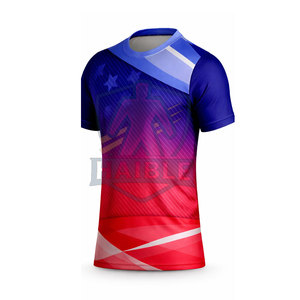 เสื้อยืดกีฬาผู้ชายสไตล์ลำลอง ระบายอากาศได้ดี ผลิตจากโพลีเอสเตอร์ 100% ผลิตในปากีสถาน - Product Image 6