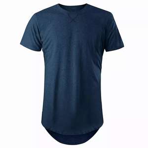 Custom Sporty Oversized Eco-friendly <b>Fleece</b> Crop T-<b>Shirts</b> Supplier for <b>Men</b> and Women Streetwear Fashion Bulk Cotton Extended Hem - Product Image 1