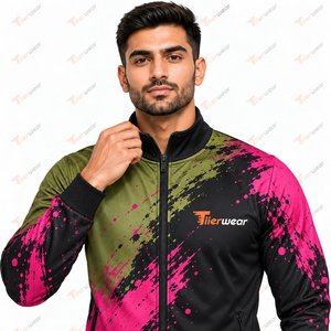 Mens Sublimated Sports Tracksuit Custom Design Athletic Training <b>Jacket</b> Pants Fitness Running Gym <b>Workout</b> Teamwear Performance - Product Image 6