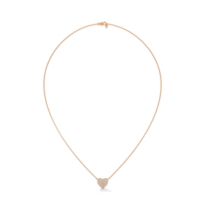 Collier pendentif en or rose de luxe avec diamant cultivé en laboratoire pour femme, bijoux raffinés, style cadeau et usage quotidien - Product Image 3