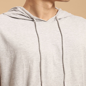 Sudadera con Capucha de Algodón 100% para Hombre, Estilo Hip Hop, Sin Mangas, Ajuste Holgado, Tejida, Deportiva, para Baloncesto, Venta al por Mayor, Lisa - Product Image 5