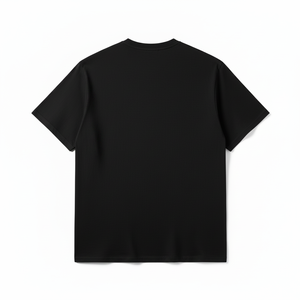 T-shirt à manches courtes pour homme, col rond, noir, avec impression sur le devant, coupe classique, décontracté, respirant, 100% coton, tissu canvas - Product Image 4