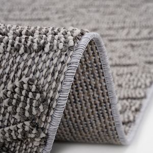 NAAR Collezione Guros Tappeto Tradizionale 4X6 per Interni/Esterni Bianco/Bianco - Product Image 4