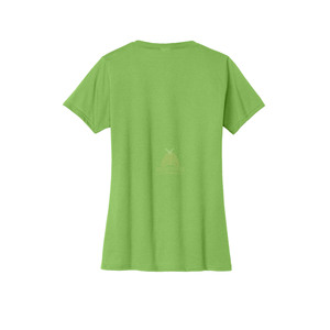 เสื้อยืดคอวีถักนิตติ้งฤดูร้อนปี 2026 สไตล์อเมริกัน เซ็กซี่ ทรงปกติ เสื้อผู้หญิงลำลอง ชุดลำลอง รับสกรีนโลโก้ - Product Image 5
