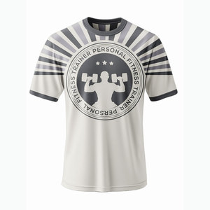 T-shirt de sport ample en coton pour homme, manches courtes, décontracté, pour entraînement et fitness - Product Image 3