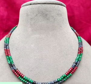 Trendy Premium Quality Onyx Two Layer Necklace <b>Set</b> for Women Designer Jewelry for Party Wear Western Wear For Women And <b>Girls</b> - Product Image 2