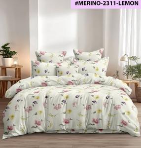 Sábanas Ajustables Planas para Hotel, Tamaño Queen, Fundas de Almohada de Microfibra 400TC, Resistentes a la Decoloración, Duraderas, Resistentes a las Arrugas, Modernas - Product Image 4