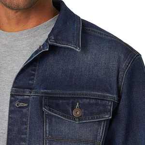 Hot Selling Men's <b>Denim</b> Motorcycle <b>Jacket</b> Trending High Street Winter Designs High Quality Waterproof Eco-Friendly Breathable - Product Image 4