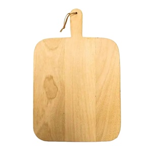 Belle planche à fromage en bois avec poignée en métal Home Bar Bamboo Wood couper les légumes et couper le fromage pour la cuisine - Product Image 5