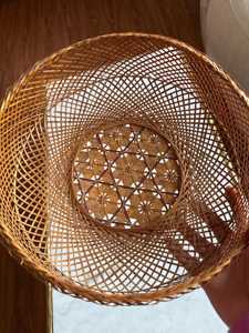 Cesta de Bambú Tejida a Mano Estilo Vietnamita Vintage, Decoración Floral Geométrica Boho para el Hogar, Proveedor y Fabricante - Product Image 3