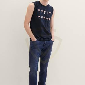 Camisetas sin Mangas de Estilo Urbano para Hombre, Diseño Sólido y Ajustado, Precio Accesible, Camisetas Unisex - Product Image 3