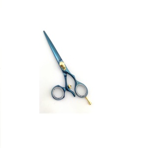 Wholesale Custom logo 6 Inch Swivel <b>Rings</b> Japanese Stainless Steel Hair Scissors Hair Cutting Salon Scissors Professional Barber - Product Image 3