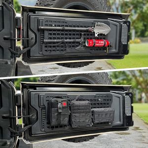 Pannello Tattico per Portellone Posteriore Jeep Wrangler 2007-2018 JK JKU 2018, Organizzatore Porta Attrezzi, Supporto per Trasporto Merci - Product Image 2