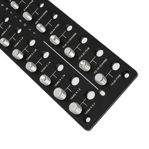 Solid Black Screw and Nut Thread Detector Gauge with Inch-Centimeter Scales Bolt Nut Identifier for Measuring Bolts and Nuts - Product Image 5